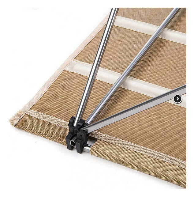 Cтіл розкладний Naturehike  NH20JJ020,1680D Oxford / алюміній, Розмір L, бежевий