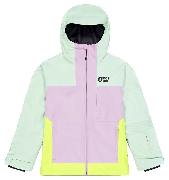 Picture Organic куртка лижна Seady Jr 2025 silt green-orchid-acid lime 6, укр, укр