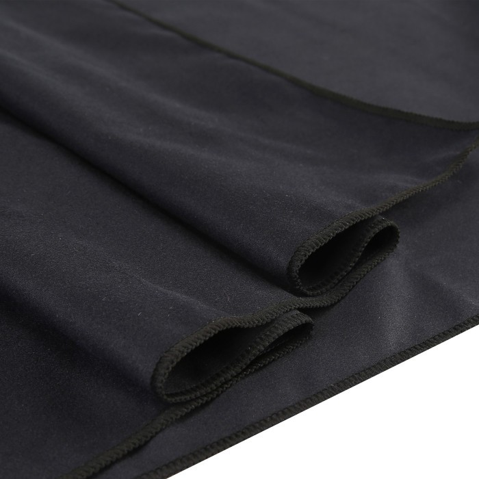 Рушник спортивний Cornix 180 x 100 см з мікрофібри XR-0558 Black
