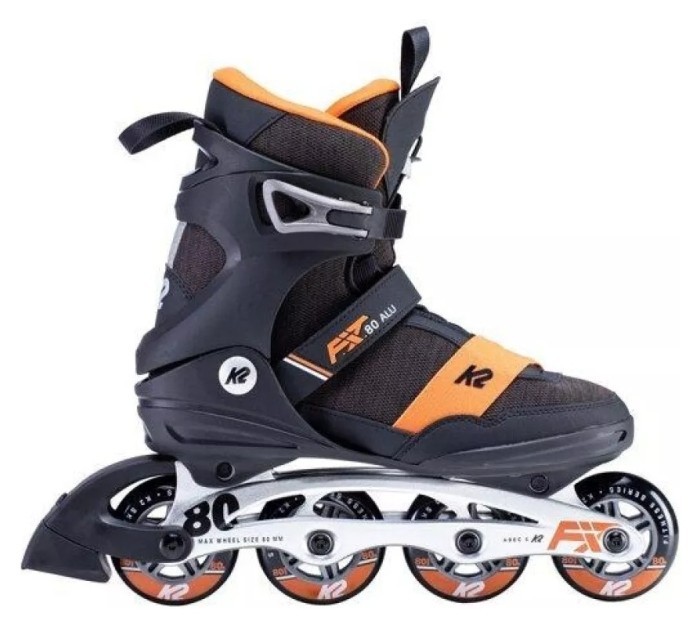 Ролики K2 FIT 80 Alu Black Orange