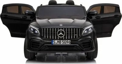Дитяча акумуляторна машинка Mercedes GLC 63S Чорна