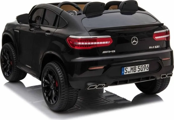 Дитяча акумуляторна машинка Mercedes GLC 63S Чорна