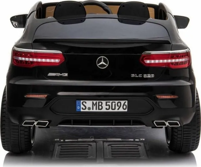 Дитяча акумуляторна машинка Mercedes GLC 63S Чорна