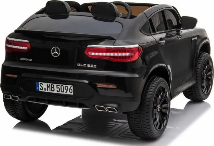 Дитяча акумуляторна машинка Mercedes GLC 63S Чорна