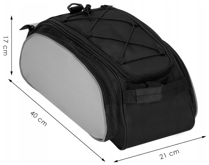 Сумка велосипедная Springos для багажника BA0025 Black
