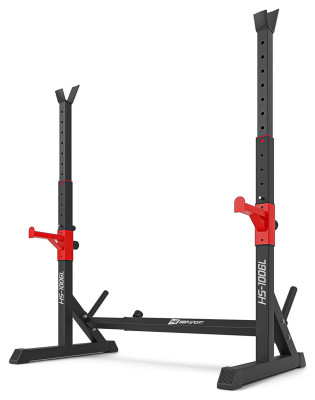 Стойки для штанги HS-1006L Черный/красный