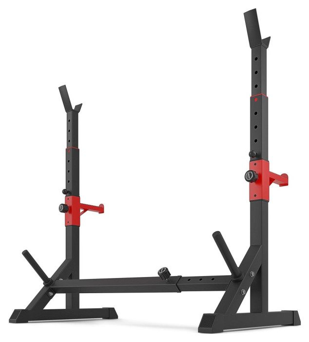 Стойки для штанги HS-1006L Черный/красный