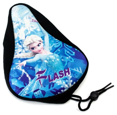 Накладка на дитяче сідло FROZEN з гелевим наповнювачем 200*150mm чорно-голубая