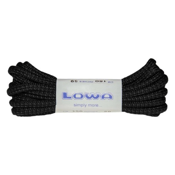 Шнурки LOWA ATC Mid 150 cm black-black