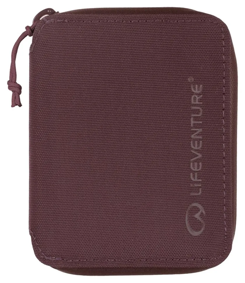 Lifeventure гаманець Recycled RFID Bi-Fold Wallet plum (68726)