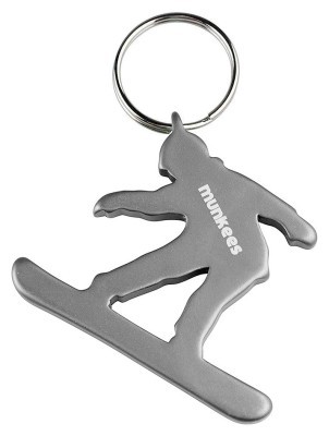 Munkees 3495 брелок-открывалка Snowboarder grey