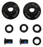 Набір ексцентриків кафа Micro SR Mushroom Screws black, укр
