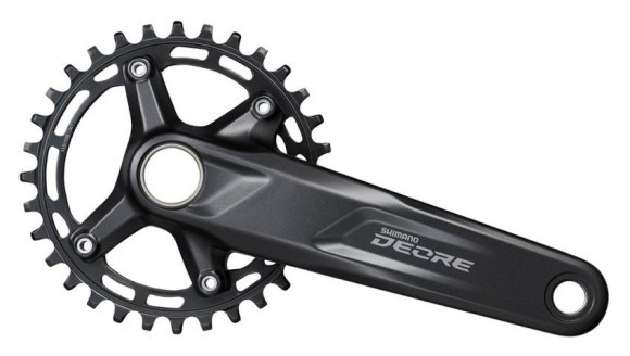 Шатун без каретки AL L175мм 30T с интегр.осью чорний SHIMANO Deore FC-M5100-1, укр