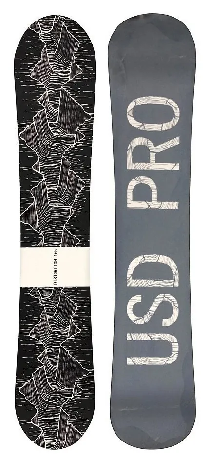 Сноуборд USD Pro DISTORTION 155 Black/Grey (USB19M1P) (155 см black)