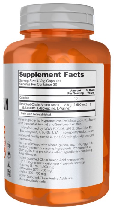 Branch-Chain Amino - 120 vcaps