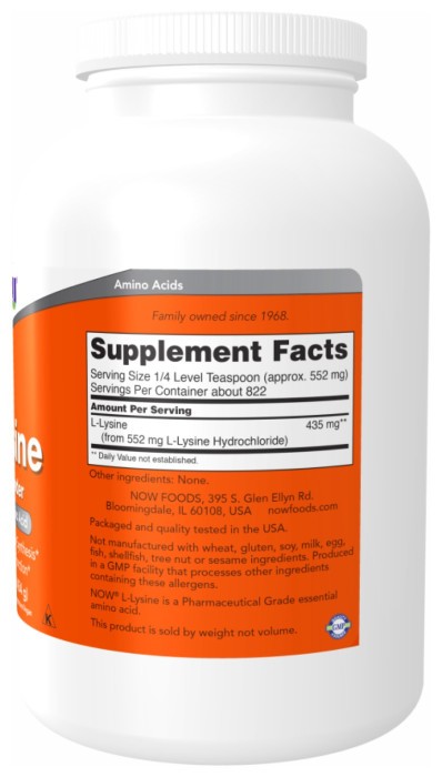L-Lysine Powder - 454g