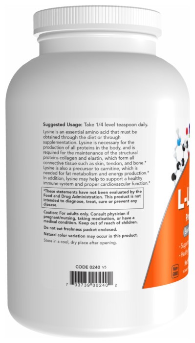 L-Lysine Powder - 454g