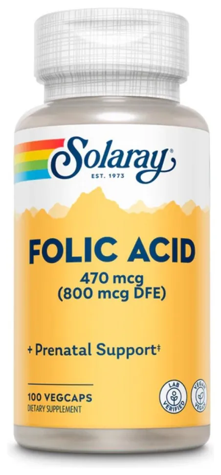 Folic Acid 470 mcg (800 mcg DFE) - 100 caps (DSN_2023-10-4428)
