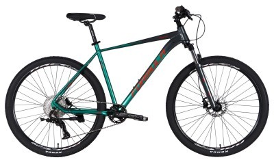 Велосипед AL 29" Formula ZEPHYR 1.0 HDD рама-21" темно-серебристый с зеленым 2026