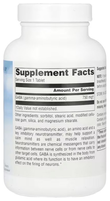 Serene Science® GABA 750 mg - 90 tabs