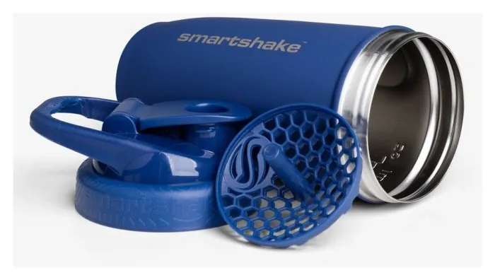 Шейкер спортивний SmartShake металевий Reforce Stainless Steel 30oz/900ml