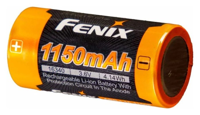 Аккумулятор 16340 Fenix (1150 mAh)