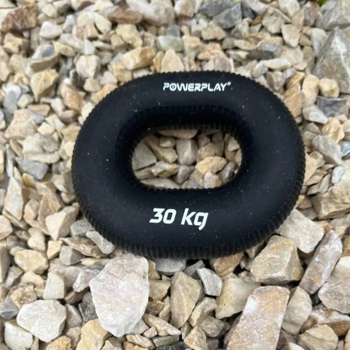 Эспандер кистевой силиконовый PowerPlay PP-4336 Hand Grip Hard 30 кг. Черный