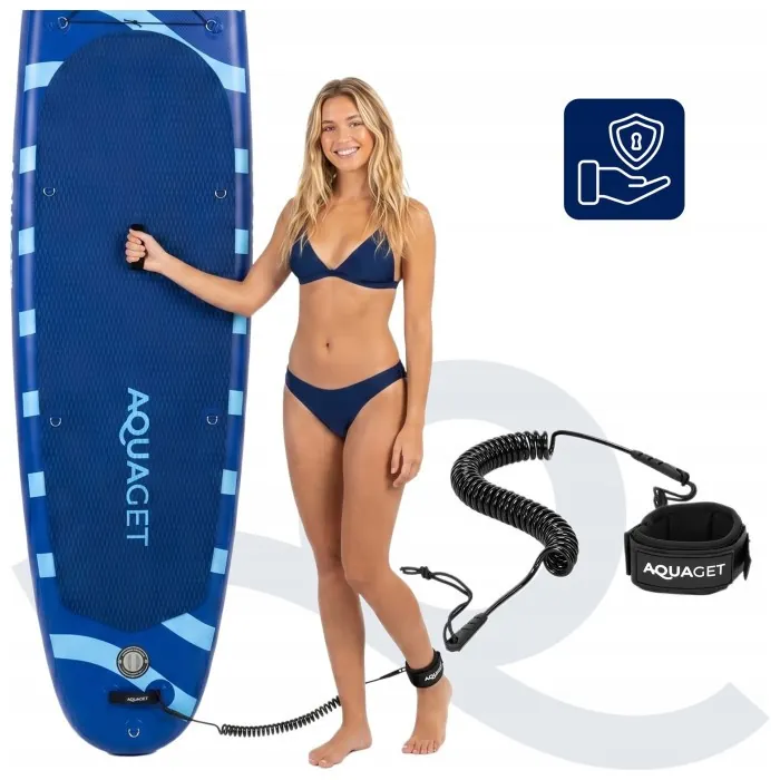 Надувная доска SUP Aquaget 350 см с веслом AQ0041 Blue