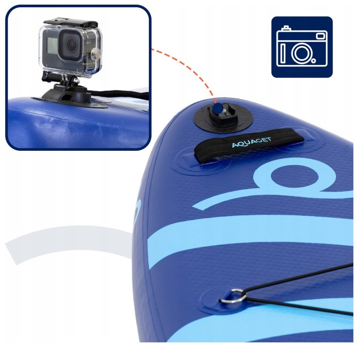 Надувная доска SUP Aquaget 350 см с веслом AQ0041 Blue