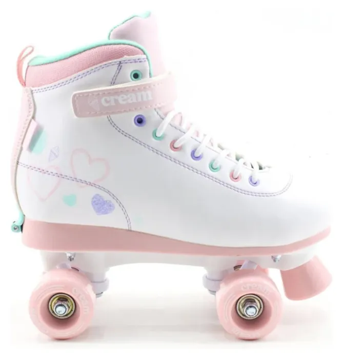 CREAM Scoop ролики квади разсувні 39-42 Hearts, White/Pink