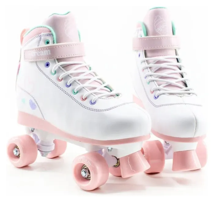 CREAM Scoop ролики квади разсувні 39-42 Hearts, White/Pink