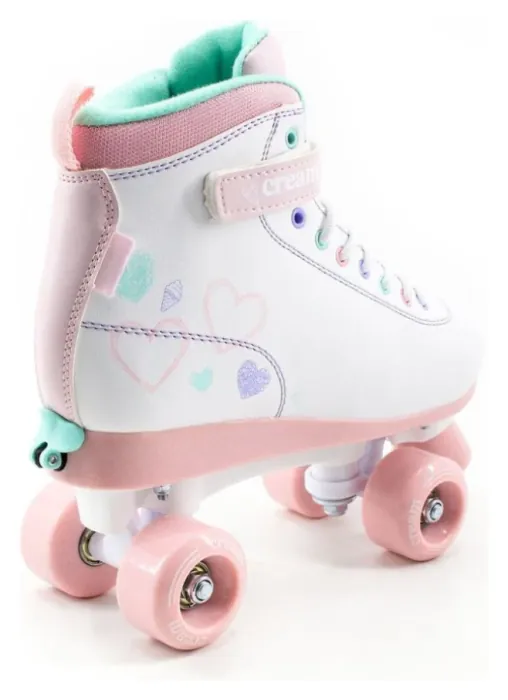 CREAM Scoop ролики квади разсувні 39-42 Hearts, White/Pink