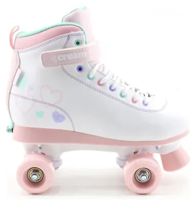 CREAM Scoop ролики квады раздвижные 39-42 Hearts, White/Pink