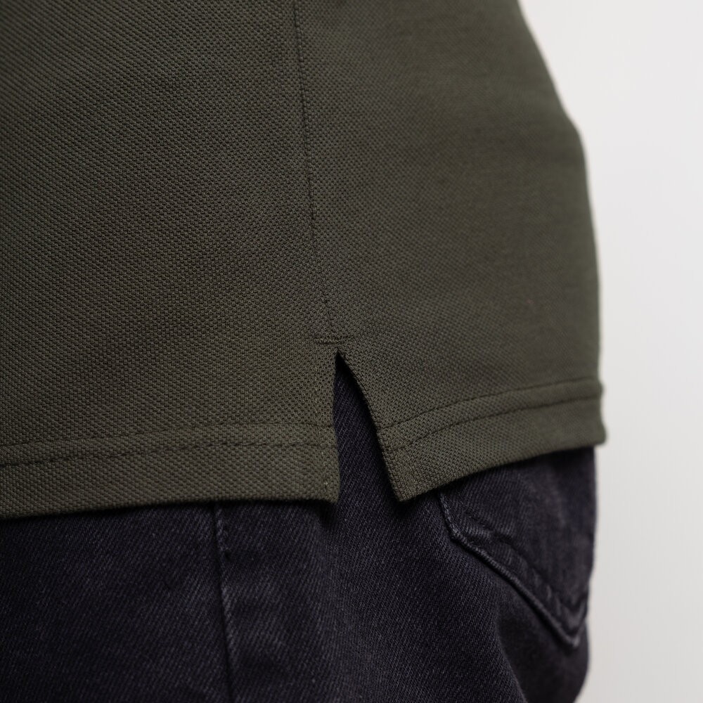 Хаки футболка поло весенне. Легкое летнее мужское хаки поло Pobedov Royal Batal