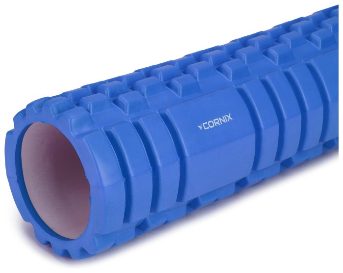 Масажний ролик Cornix EVA 45 x 14 см (валик, роллер) XR-0039 Blue