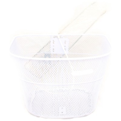 Корзина багажная передняя 28", белый TH-166 (возможны царапины, сколы, дефекты покраски)