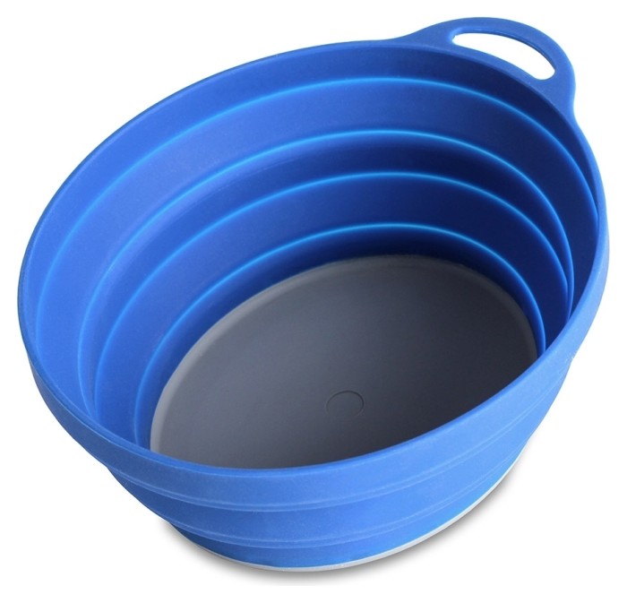 Тарелка Lifeventure Silicone Ellipse Bowl blue