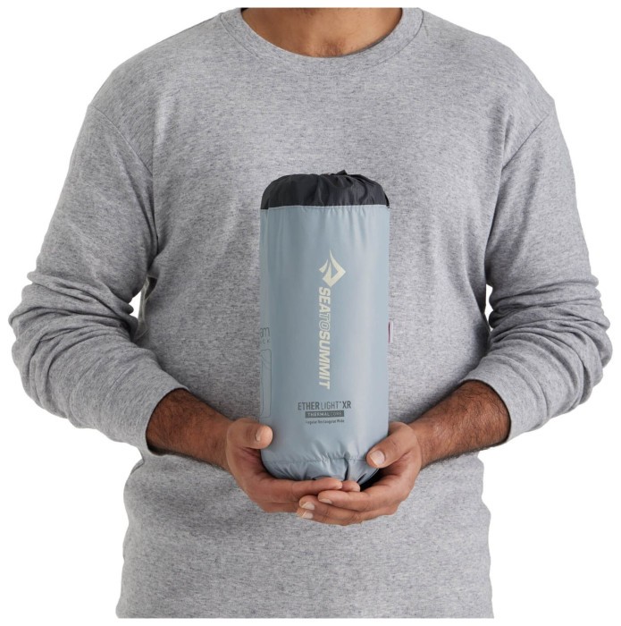 Коврик надувной Sea to Summit Ether Light XR Insulated ASC Mat, Dark Gray, Regular Rectang Wide, 183х64х10см
