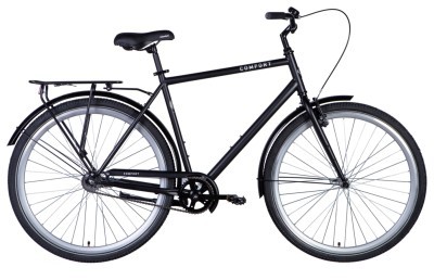 Велосипед 28" Dorozhnik COMFORT MALE 2024 (черный (м))
