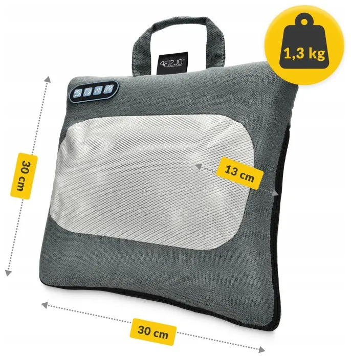 Подушка-массажер 4FIZJO Shiatsu Lite Black (P-5905973404136)