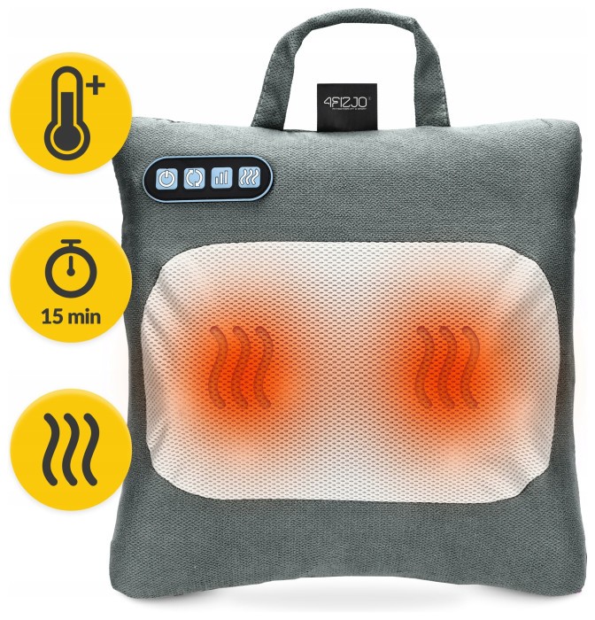 Подушка-массажер 4FIZJO Shiatsu Lite Black (P-5905973404136)