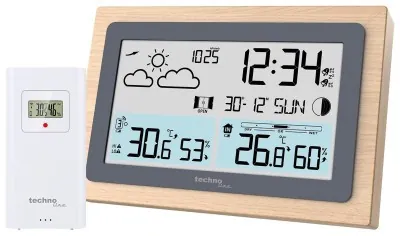 Метеостанція Technoline WS6785 Graphite/Wooden Frame (WS6785)