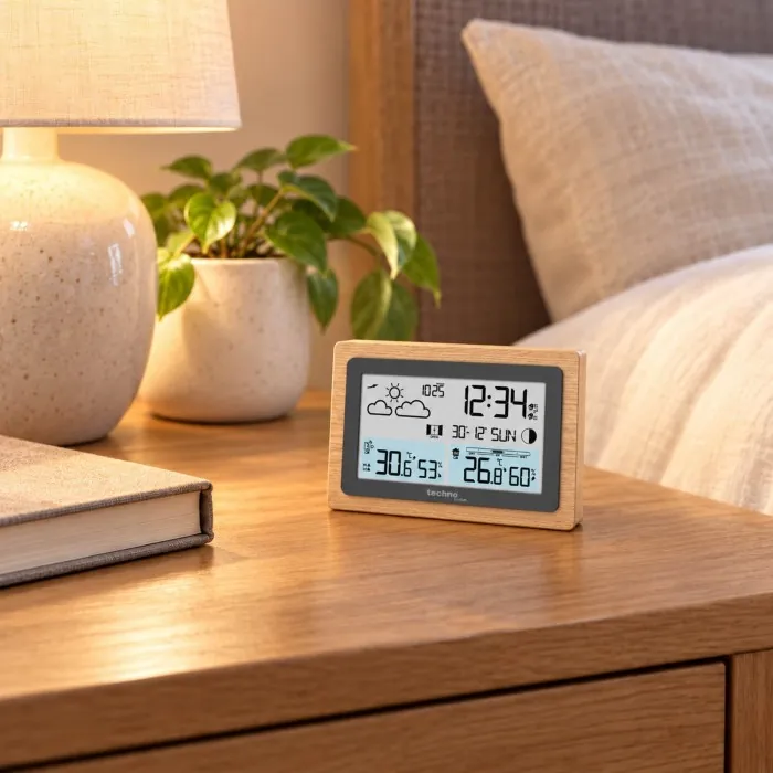 Метеостанція Technoline WS6785 Graphite/Wooden Frame (WS6785)