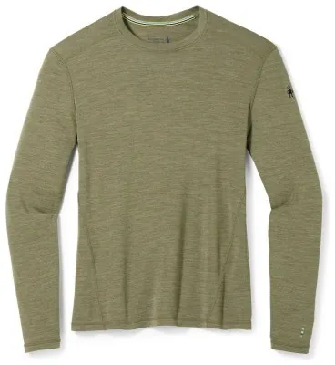 Кофта чоловіча Smartwool Men's Merino 250 Baselayer Crew Boxed, Winter Moss Heather
