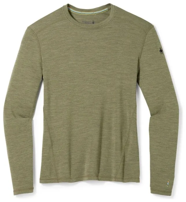 Кофта чоловіча Smartwool Men's Merino 250 Baselayer Crew Boxed, Winter Moss Heather