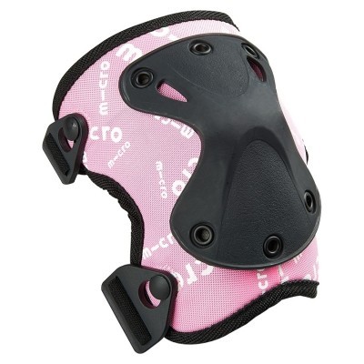 Защитный комплект налокотники и наколенники MICRO - РОЗОВЫЙ (лик. 15-19 сm, кол. 21-27 сm, S)