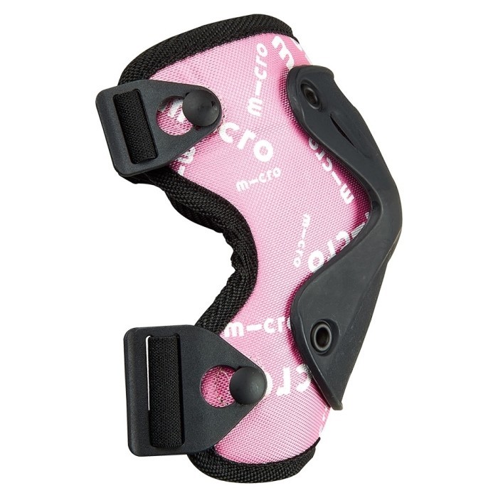 Защитный комплект налокотники и наколенники MICRO - РОЗОВЫЙ (лик. 15-19 сm, кол. 21-27 сm, S)