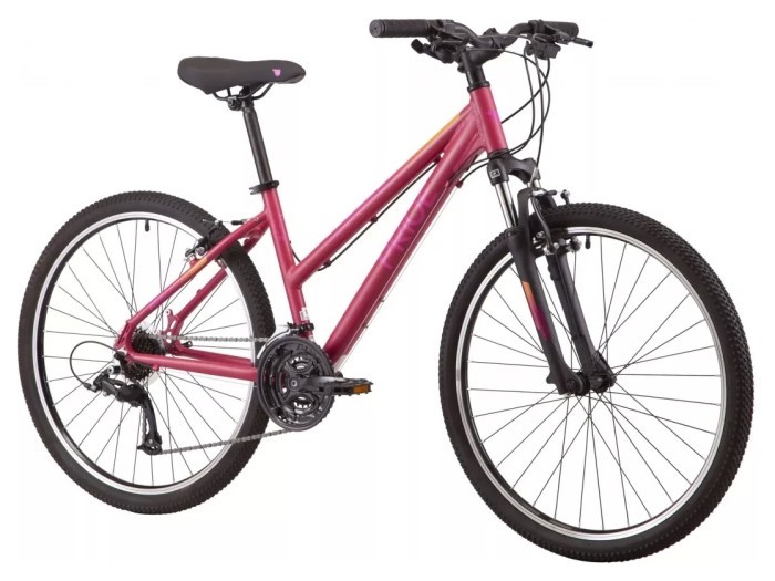 Велосипед 26" Pride STELLA 6.1 рама - M 2023 бордовий (задній і передній перемикачі та манетка - MICROSHIFT)