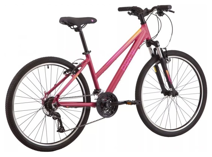 Велосипед 26" Pride STELLA 6.1 рама - M 2023 бордовий (задній і передній перемикачі та манетка - MICROSHIFT)