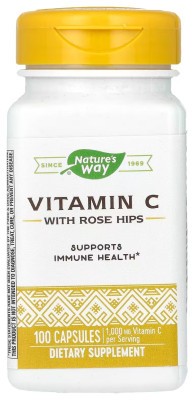 Vitamin C Rose Hips - 100 caps